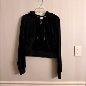 Juicy Couture Black Velour Hoodie